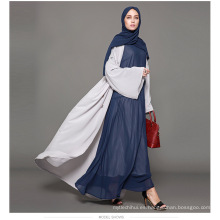 Propietario diseñador marca OEM fabricante de la etiqueta de las mujeres vestido ropa islámica fábrica personalizada abaya vestido